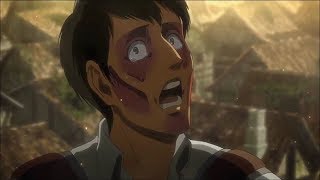 Bertholdt death by Armin titan  Attack On Titan Season 3 [upl. by Htederem]