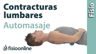 Automasaje para aliviar contracturas en la zona lumbar y glútea [upl. by Gabbert]