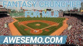 MLB DFS Guide  How To Use Fantasy Cruncher For MLB  Awesemocom  DraftKings FanDuel Yahoo [upl. by Tortosa]