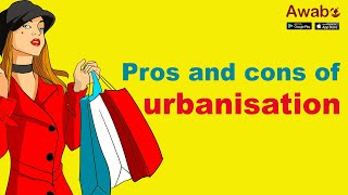 Pros and cons of urbanisation  English Reading [upl. by Richlad]