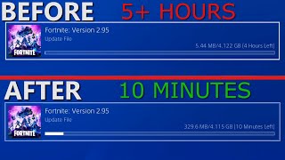 How to INCREASE DOWNLOAD SPEED on PS4 15x faster [upl. by Borlow]