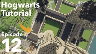 How to build Hogwarts in Minecraft  Episode 12  More courtyard [upl. by Lemrej582]