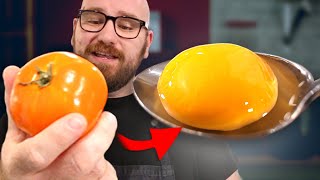 The Secret Recipe to TURN A TOMATO Into a VEGAN EGG [upl. by Glimp]