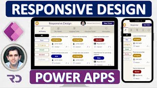 How to build Responsive Power Apps  Responsive Layouts Tabs Galleries amp Forms [upl. by Griggs]