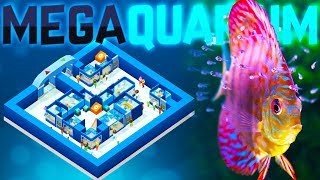 Megaquarium  The Fishkeeping Tycoon Game  Building The Perfect Aquarium  Megaquarium Gameplay [upl. by Lean768]