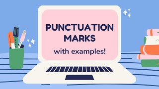 Punctuation Marks with examples [upl. by Airamana665]