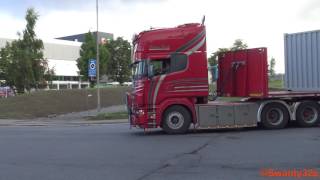 4K Scania 164G 580 V8 Straight Pipes Sound [upl. by Llekcor]