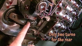 How to adjust bands and change automatic transmission fluid [upl. by Asilec]