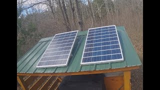 Installing a Basic 12V Solar System in an Off Grid Cabin [upl. by Seldon]