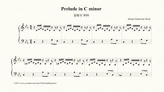 Bach Prelude in C minor BWV 999 [upl. by Yendis]