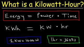 What is a Kilowatt hour [upl. by Lukin]