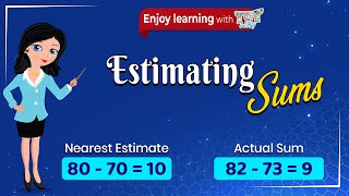 Estimating Sum For Kids Math  TutWay [upl. by Tekla]