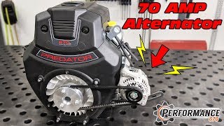 670cc Predator Alternator Kit Install [upl. by Akira]