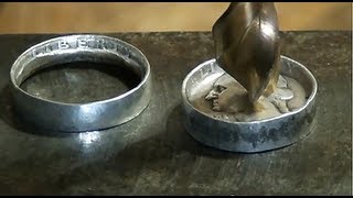 Make Rings out of Coins [upl. by Ymmik]