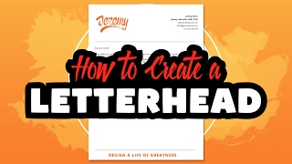 Create a Letterhead in Adobe Illustrator CC [upl. by Fronnia]