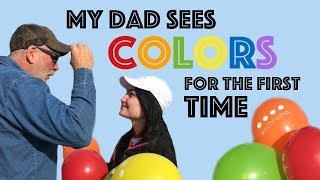 My Dad sees Color for the first time with EnChroma Glasses [upl. by Skurnik]