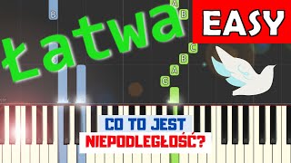 🎹 Co to jest niepodległość ZoZi  Piano Tutorial łatwa wersja 🎵 NUTY W OPISIE 🎼 [upl. by Melville]