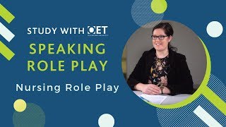 OET Speaking Role Play  Nursing FULL SUBTEST [upl. by Nylqcaj]