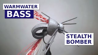 Fly Tying the Stealth Bomber Warmwater Bass and Panfish Fly [upl. by Faus]