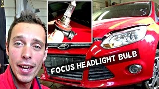 FORD FOCUS MK3 HEADLIGHT BULB REPLACEMENT [upl. by Sheridan]