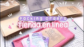 COMO PONER TU TIENDA EN LINEA 💖 NUESTRA EXPERIENCIA 💖 PACKING ORDERS [upl. by Tselec]