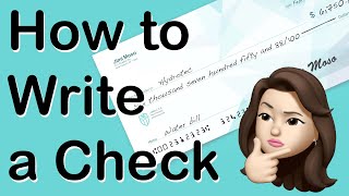 How to WRITE A CHECK  The Right Way to Write Dollars amp Cents [upl. by Seira]