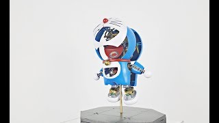 Review Review FIGURE RISE MECHANICS Doraemon  Repaint [upl. by Dabney]