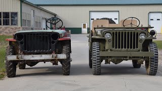 Restoring a Willys Jeep in 10 Minutes [upl. by Immak]