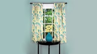 Learn to Sew Simple Curtain Panel [upl. by Zea877]