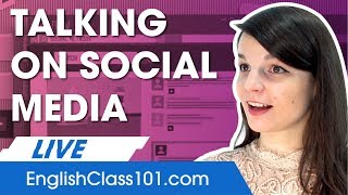 How to Talk on Social Media in English  Basic English Phrases [upl. by Nossila350]