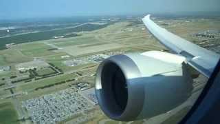 American 7878  Beautiful Morning takeoff from DallasFort Worth 60fps [upl. by Hafital]