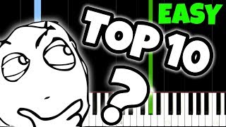 Top 10 Songs Everyone Knows but nobody knows the name of And How To Play Them [upl. by Ecirtaed]