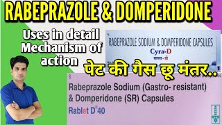 Rablet DSR capsule  Cyra D capsules  Rabeprazole sodium and domperidone capsules [upl. by Etnaik964]