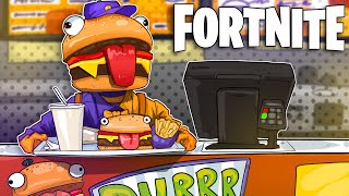 WELCOME TO DURR BURGER Fortnite Battle Royale [upl. by Eeldarb]