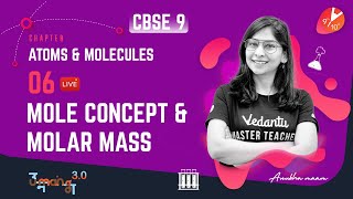 Class 9 Chemistry Chapter 3  Mole Concept  Atoms amp Molecules [upl. by Ahsinwad]