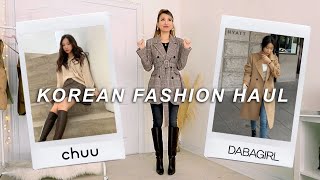 Korean Fashion TryOn Haul 2022 NEW IN [upl. by Reinert]