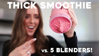 THICK SMOOTHIE vs 5 BLENDERS [upl. by Ortiz]