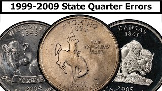 19992009 State Quarter Errors amp Varieties Complete Guide  Values amp Clear Explanation [upl. by Naig]