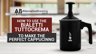 How to Use the Bialetti Tuttocrema Milk Frother [upl. by Jesse]