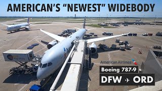 American Airlines 7879 ECONOMY CLASS Review DFW to Chicago [upl. by Adiesirb525]