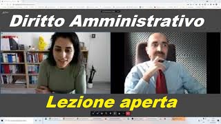 Lezione aperta di Diritto amministrativo  nozioni e QUIZ 2442021 [upl. by Teirrah]