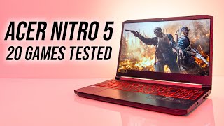 Acer Nitro 5 2019 Gaming Laptop Benchmarks  20 Games Tested [upl. by Silva]