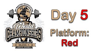 World Masters Weightlifting Championships  Day 5  Red Platform [upl. by Hartman]