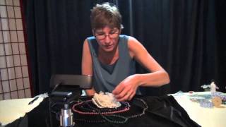 Gemstone Therapy Demonstration How to Use Quartz Crystal Clusters [upl. by Eyoj133]