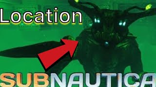 Subnautica Queen Leviathan Location [upl. by Adnawahs]