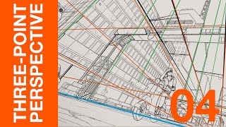 Perspective Drawing  04 Three Point Perspective [upl. by Tseng]