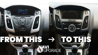 2012 to 2014 Base Ford Focus MK3 Sync 3 Upgrade Tutorial [upl. by Riana]