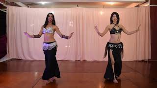 Adarabuka  Khader Ahmad  Danza arabe duo  Bellydance  Raksa Studio [upl. by Gilliette]