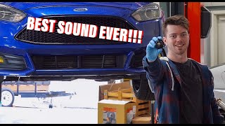 FORD FOCUS ST  Turbosmart blowoff Valve Install and Driving [upl. by Ecidnarb]