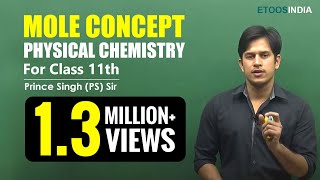 Mole Concept Class 11  NEET Chemistry by Prince Singh PS Sir  Etoosindiacom [upl. by Catie74]